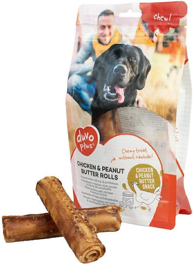 Duvo Plus Вкусни Лакомства Стик За Куче С Пилешко И Фъстъчено Масло 330гр 5 Бройки