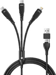 Pro-Ject Audio LED USB към Lightning / Type-C кабел 5A Черен 1.25m CCA-2320-BK Pro-Ject Audio LED USB към Lightning / Type-C кабел 5A Черен 1.25m CCA-2320-BK