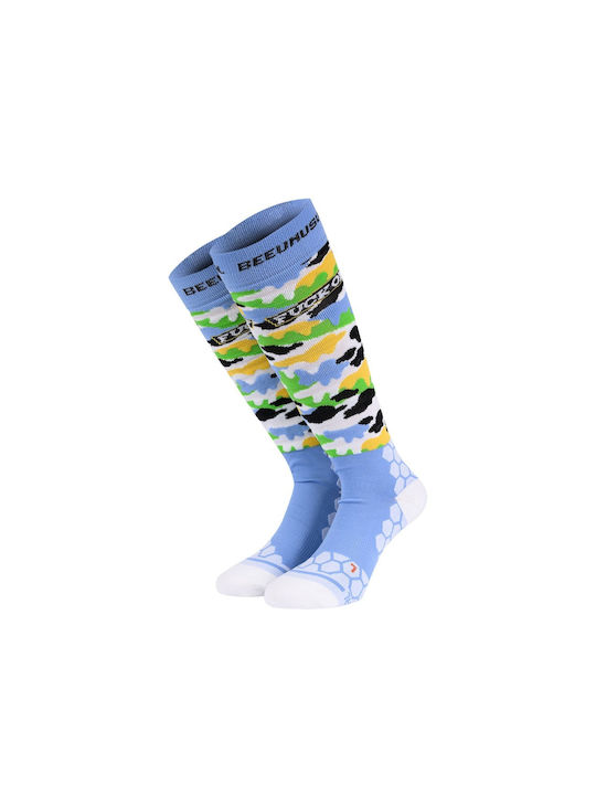 Bee. Unusual. Pure Happiness Men's Ski & Snowboard Socks Multicolour 1 Pair Bee. Unusual. Pure Happiness Men's Ski & Snowboard Socks Multicolour 1 Pair