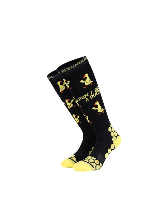 Bee. Unusual. Don't Give A Duck Men's Ski & Snowboard Socks Black 1 Pair Bee. Unusual. Don't Give A Duck Men's Ski & Snowboard Socks Black 1 Pair