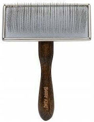 DKD Home Decor Четка Medium за Дългокосмести Кучета за Грижа за Козината