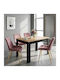 Velvet Dark Pink Dining Chair