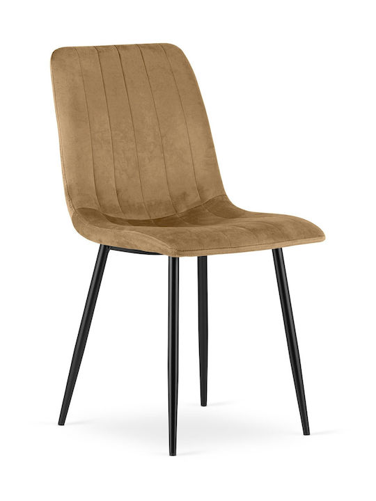 Lava Scaun Sala De Mese Catifea Maro 61x52x41cm