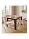 Velvet Dining Chair Light Pink 52x47x46cm