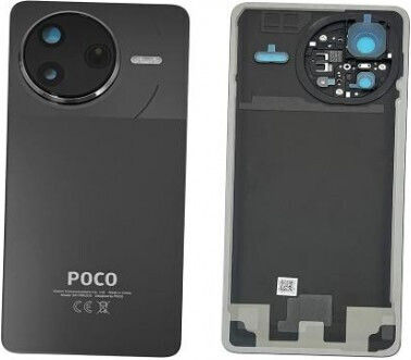 Xiaomi Poco F7 Pro Капак За Батерия И Обектив Черен Оригинален