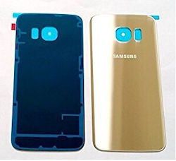 Samsung Galaxy S6 Edge Batterycover Gold Hq Samsung Galaxy S6 Edge Batterycover Gold Hq
