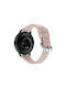 Силиконова каишка за часовник Universal T-buckle 20mm Розов пясък