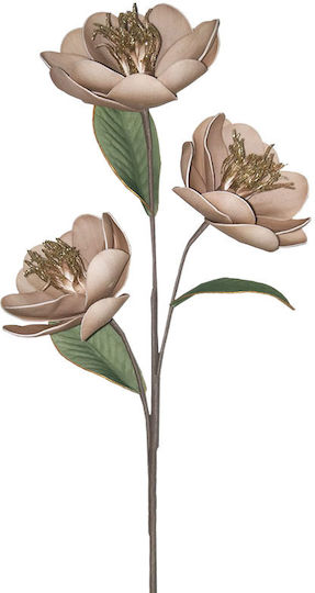 Künstliches Dekoratives Zweigstelle Magnolie Gold 89cm Marhome