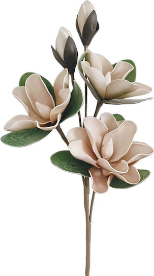 Künstlicher Dekorative Zweigstelle Magnolie Beiges 86cm Marhome