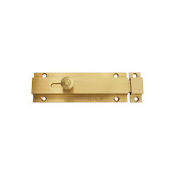 Flat Brass Bolt 60mm Gold Metalor 530-1006