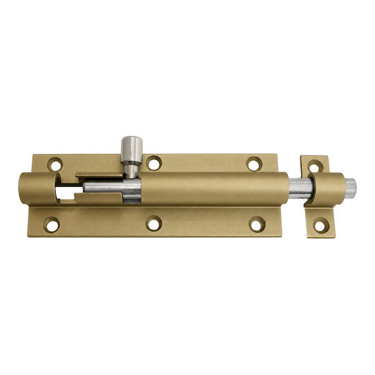 Heavy Duty Aluminium Bolt 120mm Anodized Gold Metalor 521-y012