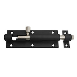 Zăvor de tip greu din aluminiu 140 mm Negru Met...