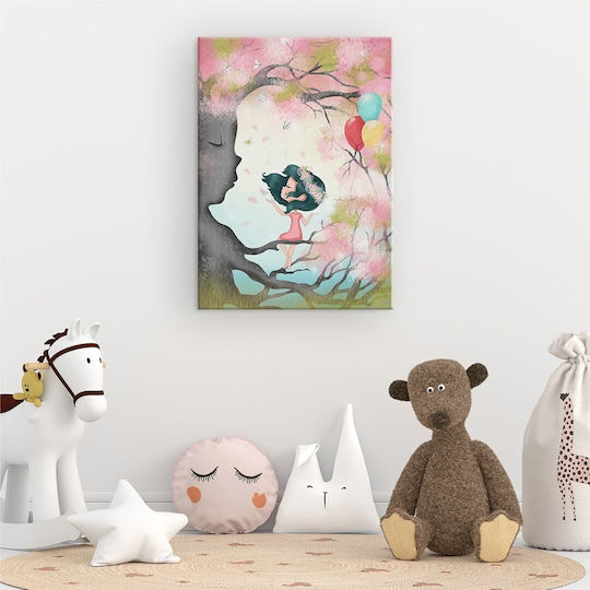 Caravelshop Kids Wall Art Canvas 70x50cm