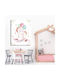 Caravelshop Kids Wall Art on Canvas 30x25cm