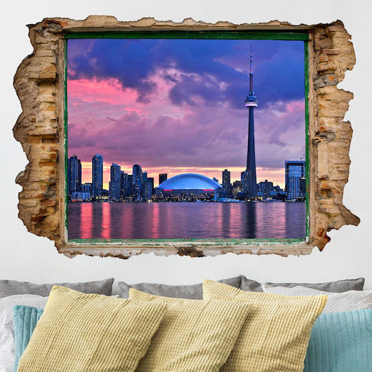 Dreidimensionales Wandsticker Toronto 60x90cm