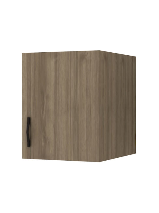 Megapap Rectangular Loft Closet from Chipboard Walnut 50x60cm GP028-0125,3
