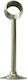 Support Brass Pipe Ø35 Straight 17cm Matte Nickel Metalor 075-8017