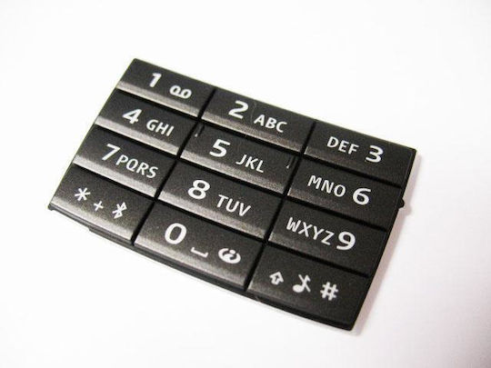 Nokia E66 Клавиатура Числова Сива Оригинална