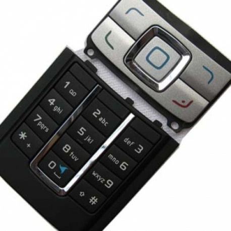 Nokia 6280 Клавиатура Черен Сребърен Оригинален