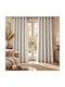 My Home Luxury Curtain With Grommets White 270x270cm
