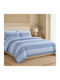 My Home Luxury My Home Luxury Bettbezug Set 220x240cm Übergröße mit 4 Kissenbezügen & 1 Bettlaken Ocean Ocean Lines