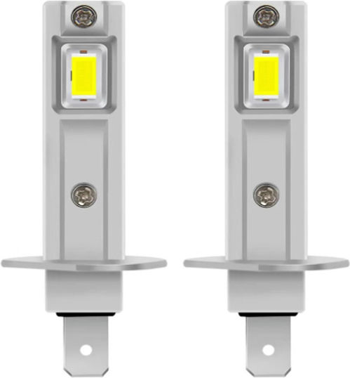 H1 LED Крушки За Автомобил 12V 6000K Хладно Бяло 2 Броя