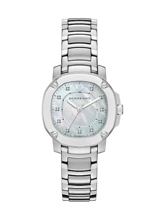 Burberry Women's Watch 34mm Battery with Stainless Steel Bracelet Silver