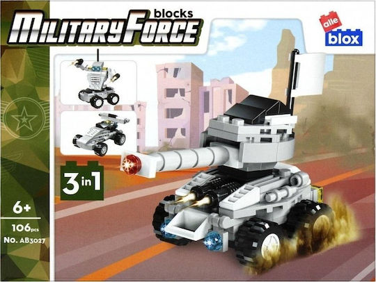 Alleblox Τουβλάκια Military Force για 6+ Ετών 106τμχ 521020