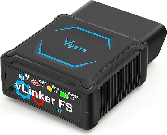 Vgate Vlinker Fs Bluetooth Obd2 – Professional Car Diagnostic Adapter Compatible Ios Android Windows Supports Forscan Ecu Programming Ms-can Protocols