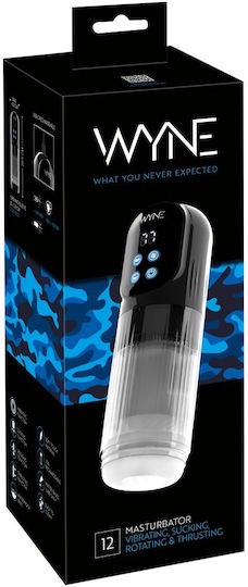 Wyne Masturbator 12 Automatic Vibration Suction Rotation Movement