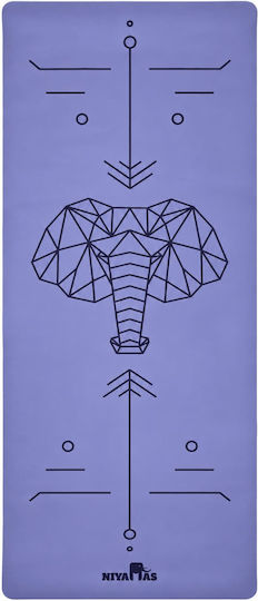 Yoga Mat Pu Pro Yoga Mat Gaja Lavender 183x68cm