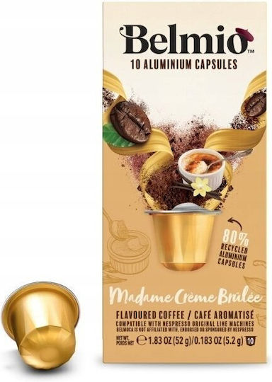 Nespresso Espresso Kaffee- und Getränkekapseln Vanille Kompatibilität mit Nespresso Maschine 10 Stück