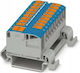 Phoenix Contact Elektrische Schalttafel-Zubehör Ptvfix 6/18x2,5-ns35a Bu Blauer Industrieller Verbindung 18 Kontakte 2 5mm2