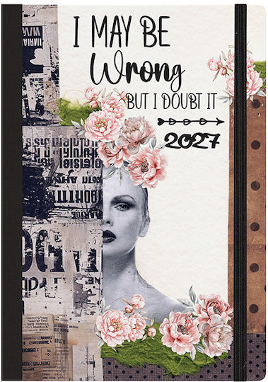 Linardatos Woman Daily Planner B6 2027 12x17cm (Miscellaneous Designs)