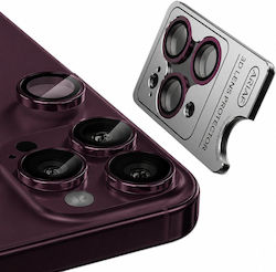 Nordic Metallkameralinse Für Apple iPhone 18 Pro / 18 Pro Max Dunkelrotes Nordic Metallkameralinse Für Apple iPhone 18 Pro / 18 Pro Max Dunkelrotes