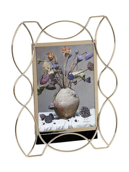 Espiel Metallischer Fotorahmen mit Goldenem Rahmen