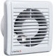 Ventika Ventilator de Perete pentru Baie 100mm Alb