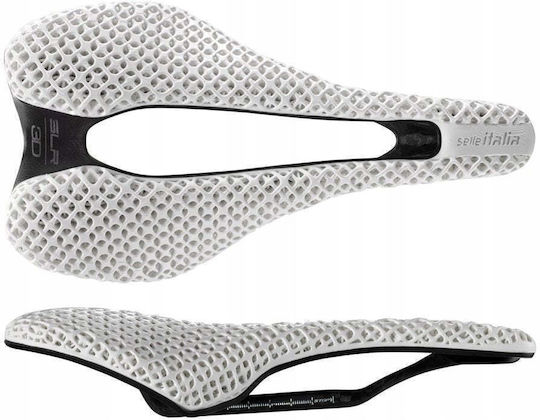 Selle Italia Kit Carbonio Superflow Fahrradsattel Carbon Weiß