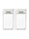 Brabantia Set of 2 Pieces General Use Boxes with Lid Plastic Grey 150ml 2 Pieces