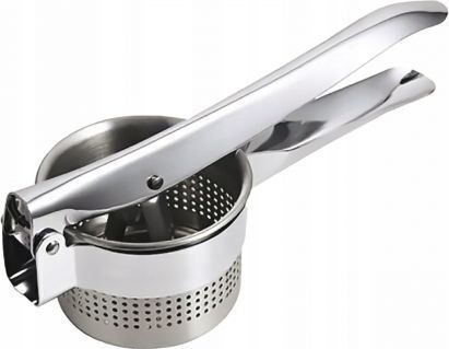 Kamille Handbetriebene Kartoffelpresse aus Edelstahl 27x9,5x10,5cm