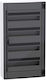 Schneider Electric Wall Mounted Electrical Panel, 4 Rows, 18 Elements