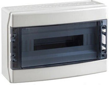 Elettrocanali Wall Mounted Waterproof Fuse Box 1 Row 18 Elements