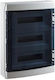 Elettrocanali Wall Mounted Waterproof Electrical Fuse Box 3 Rows 18 Elements