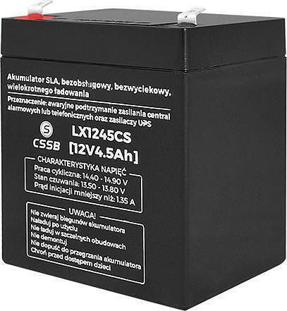 CSSB UPS-Batterie mit Gewicht 4.5Ah und Spannung 12V