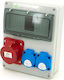 ELS Elektrotechnika Wall Mounted Waterproof Electrical Fuse Box H180xW230xD80mm