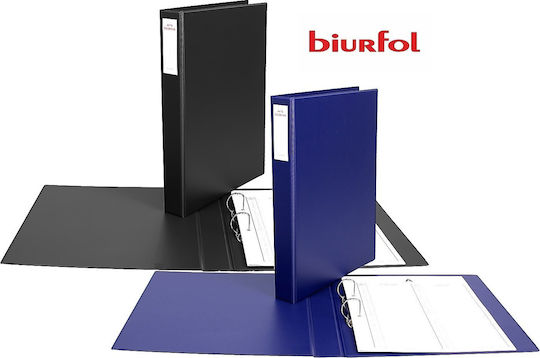 Biurfol Класьор 4/30 За Хартия A4 С 2 Кръгчета Черен 1 Брой