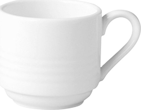 Rak Ceramics Rondo Espresso Cup Made Of White Porcelain 90ml