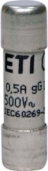 ETI Zylindrische Sicherung 10x38mm 0,5A