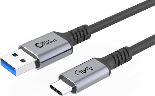 Microconnect USB 3.2 Cable USB-C male - USB-A 60W PD Μαύρο 0.25m USB3.2AC025
