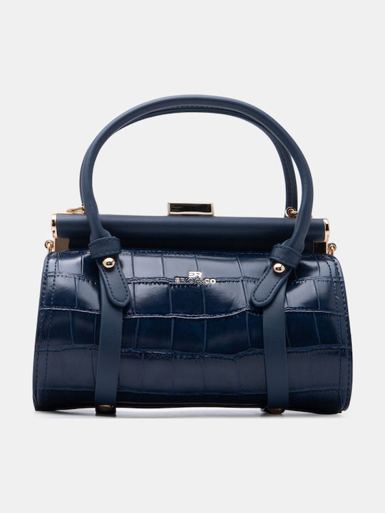 Women's Barrel Bag Navy Blue